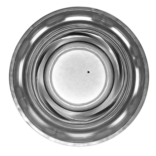Black spot defect on spiral desiccant closure — as seen by the inspection camera
