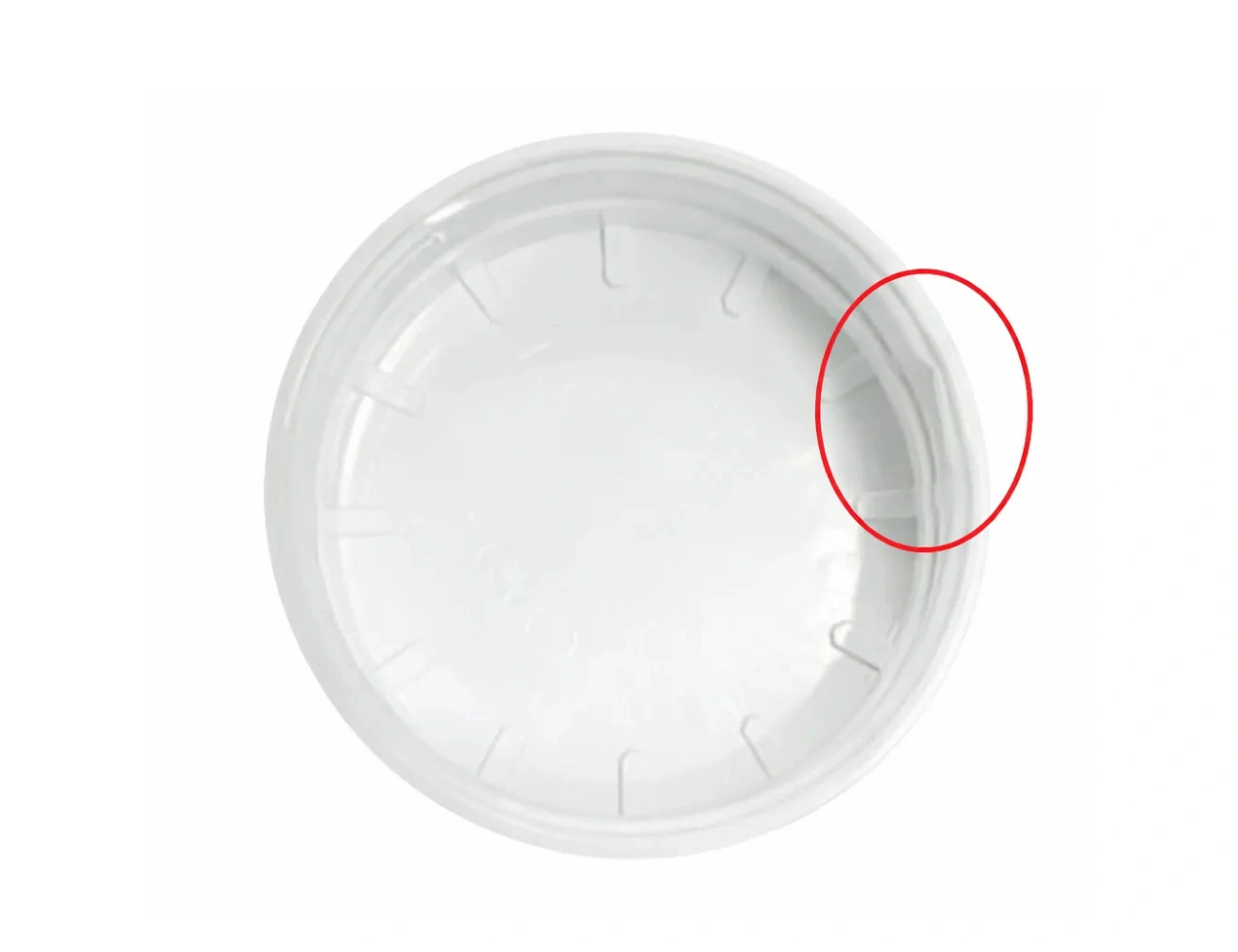 Thread Damage defect on cap — CIS-XL inspection