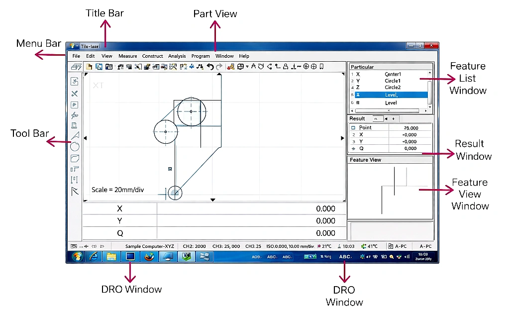 OP-1000 Computerised Metrology Software System