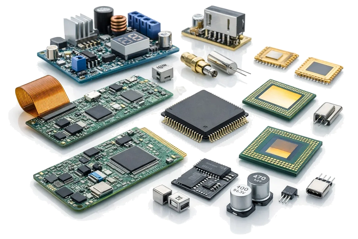 Electronics PCB inspection using Optomech digital video microscope