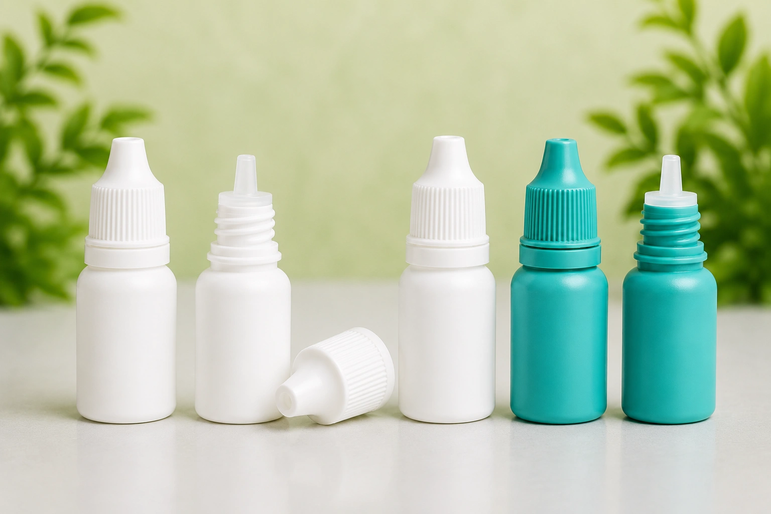 Pharmaceutical eye dropper bottles inspected by Optomech BIS-EDB