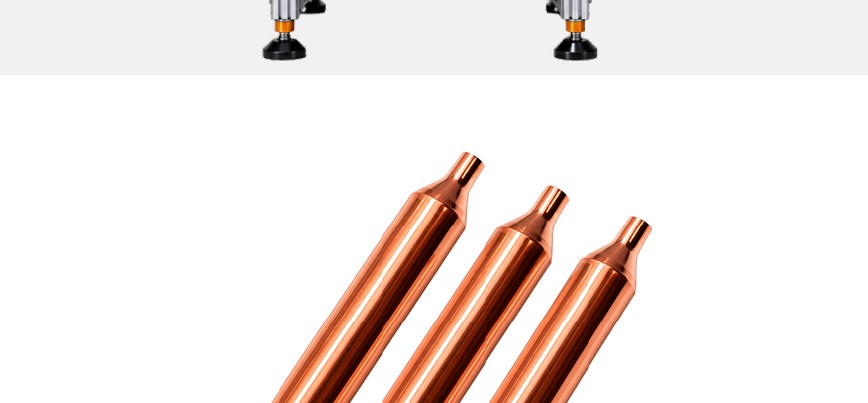 Copper filter drier sample parts inspected by FDIS