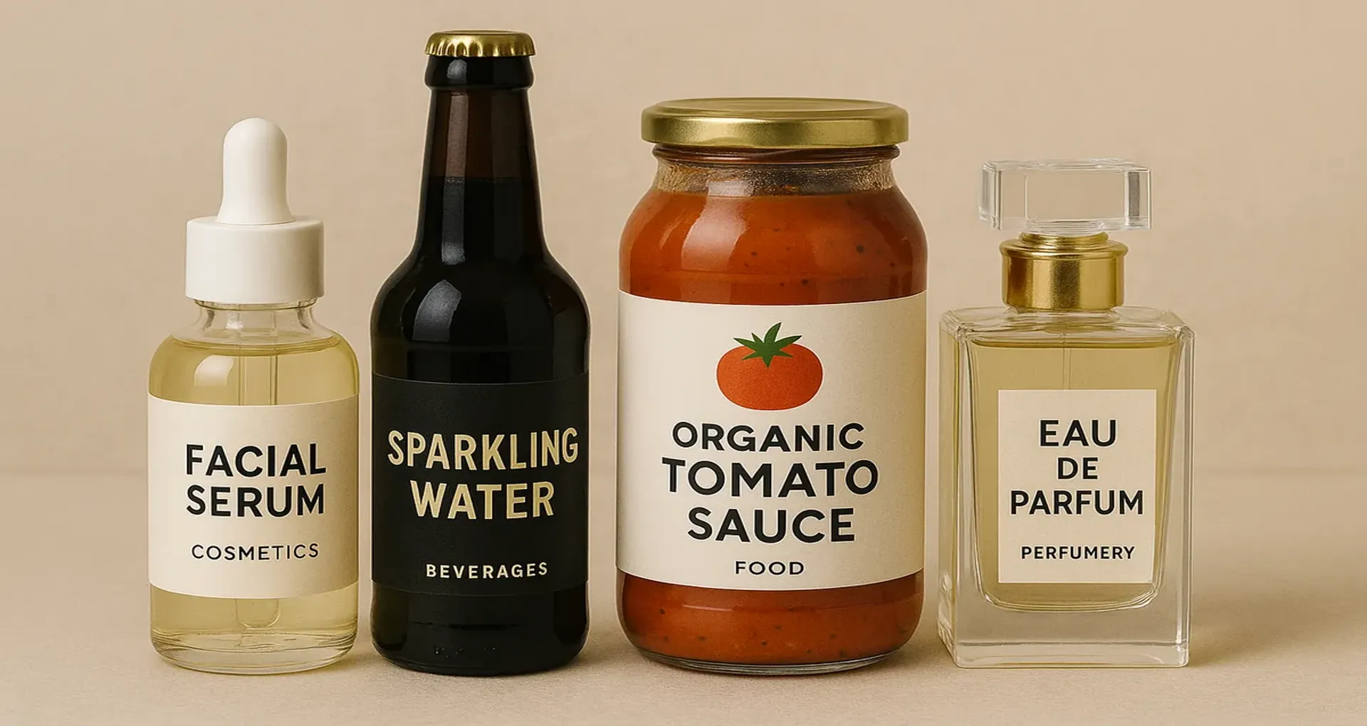 Label Inspection System — labelled bottles
