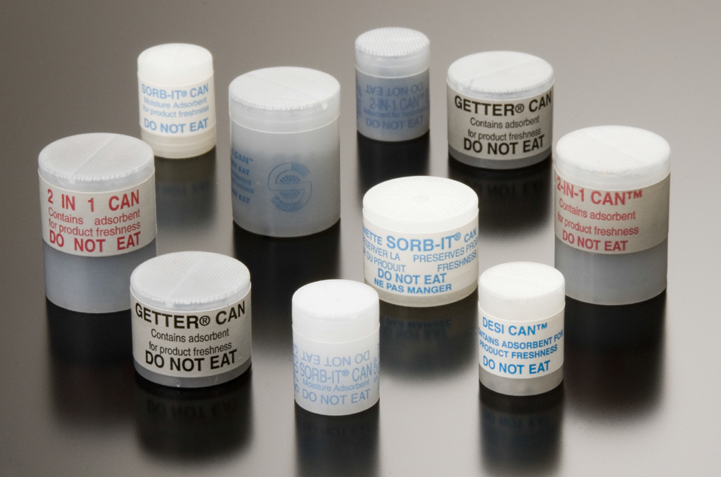 Silica desiccant canister — pharmaceutical oral solid dosage application